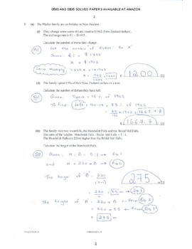 CAMBRIDGE IGCSE MATHEMATICS [0580] FULLY SOLVED PAST PAPER 4 -EXTENDED ...