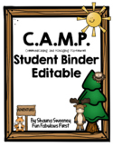 CAMP Student Binder (Editable)