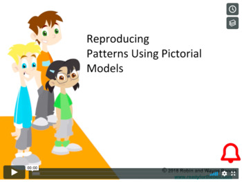 Preview of CANADA Math 4:Algebra: Patterns w/ Pictorial Models Concept Instructional Video