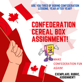 CANADIAN CONFEDERATION CEREAL BOXES