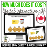 CANADIAN How Much Does It Cost? Digital Interactive Activity