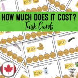 CANADIAN How Much Does It Cost? Task Cards