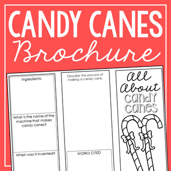 Preview of CANDY CANE History of Christmas Symbol Research Project | Christmas Activity