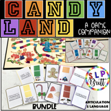 CANDY LAND, GAME COMPANION, BUNDLE -ARTICULATION & LANGUAGE (SPEECH THERAPY)