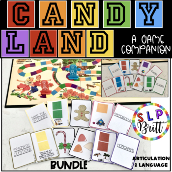 Preview of CANDY LAND, GAME COMPANION, BUNDLE -ARTICULATION & LANGUAGE (SPEECH THERAPY)