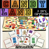 CANDY LAND, GAME COMPANION, ARTICULATION (SPEECH & LANGUAGE THERAPY)