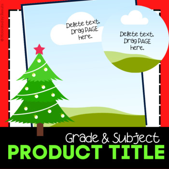 Preview of CANVA Product Preview Video TEMPLATE  | CHRISTMAS TREE Design