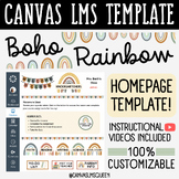 Canvas LMS Template - HOMEPAGE, BUTTONS & BANNERS - Boho R