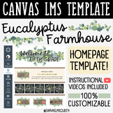 Canvas LMS Template - HOMEPAGE, BUTTONS & BANNERS - Eucaly