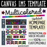 Canvas LMS Template - HOMEPAGE, BUTTONS & BANNERS - Multic