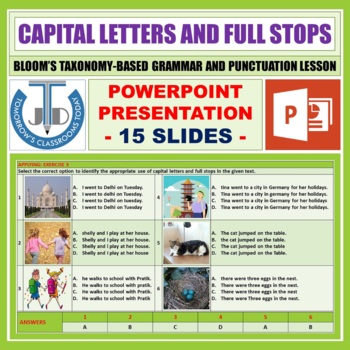 Preview of CAPITAL LETTERS AND FULL STOPS - PUNCTUATION: POWERPOINT PRESENTATION