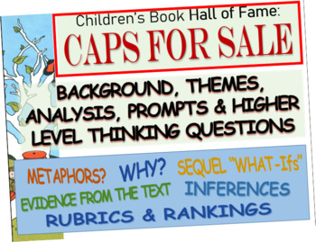 Preview of CAPS FOR SALE - Children's Book Hall of Fame - slides, handouts, & more