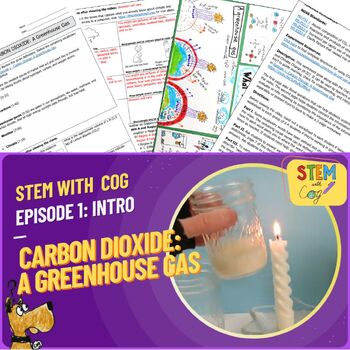 Preview of CARBON DIOXIDE - A GREENHOUSE GAS: 8-minute Video with Worksheet Guide