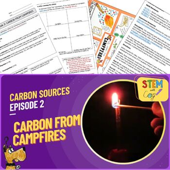 Preview of CARBON FROM CAMPFIRES:  7-Minute Video with Worksheet Guide