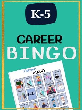 Preview of CAREER BINGO K-5 for Career Exploration