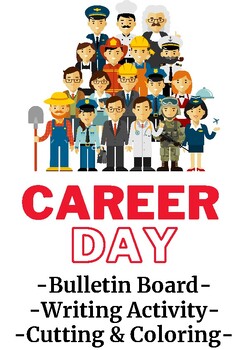 Preview of CAREER DAY ACTIVITIES BULLETIN BOARD IDEAS JOBS & PROFESSIONS COMMUNITY HELPERS