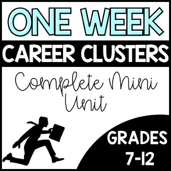 Preview of CAREER EXPLORATION - COMPLETE 1 WEEK MINI UNIT - CAREER CLUSTERS