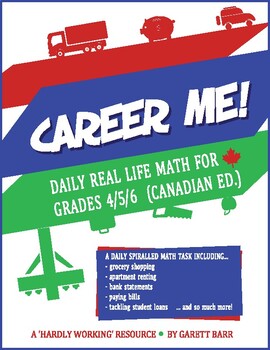 Preview of CAREER ME - Real-Life Math for Grades 4/5/6 (Cdn Edition)