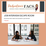 CAREER READINESS:  JOB INTERVIEW ESCAPE ROOM