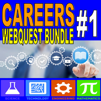 Preview of SCIENCE CAREER WEBQUEST BUNDLE 1 (20 Internet Sheets/ Distance Learn / Sub)