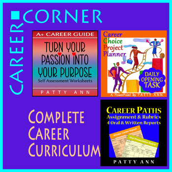 Preview of CAREER EXPLORATION Job Interview Preparation Vocational Research Project Planner