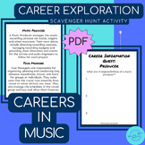 CAREERS IN MUSIC EXPLORATION | Activity | Middle School Ge