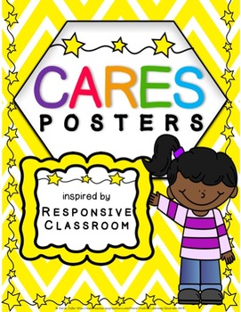 Preview of CARES Posters Inspired by Responsive Classroom