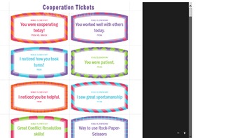 Preview of CARES Tickets for Classroom Teachers
