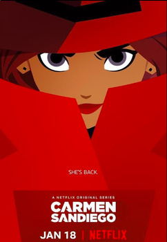 Preview of CARMEN SANDIEGO - Code-Breaking Activities, Use geography skills to unscramble..