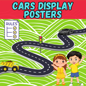 Crossing the Road Safely Display Poster (Teacher-Made)