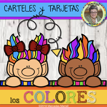 Carteles Y Tarjetas Los Colores En Español Gr K 3