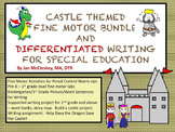 CASTLE THEMED  FINE MOTOR BUNDLE / DIFFERENTIATED WRITING 
