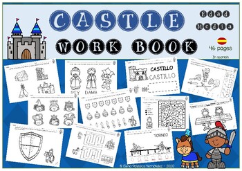 Preview of CASTLE workbook (Spanish) / LIBRO DE TRABAJO Castillos-E.Media (fichas español)