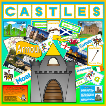 Preview of CASTLES MEDIEVAL HISTORY KNIGHTS FEUDALISM TEACHING RESOURCE KEY STAGE 1-2