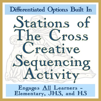 Preview of Roman Catholic STATIONS OF THE CROSS Timeline Activity (Via Dolorosa)