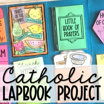 Preview of CATHOLIC Lapbook Project | Catholic Interactive Notebook Activity