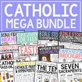 CATHOLIC MEGA BUNDLE | Coloring Pages, Posters, Worksheets