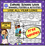 CATHOLIC SCHOOLS WEEK Banners, Posters and Activities 2024