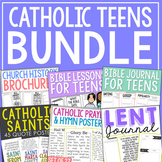 CATHOLIC TEENS BUNDLE | CCD Activity Worksheets | Prayers 