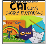 CATching Story Elements Pete the Cat color page and worksh