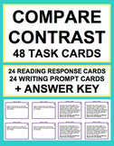 COMPARE AND CONTRAST TASK CARDS