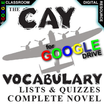 Preview of CAY Activity - Vocabulary 75-word List & Quiz Self-Grading DIGITAL Taylor
