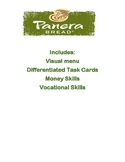 CBI: Panera Menu and money task cards