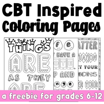 cbt coloring pages