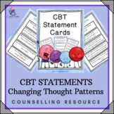 CBT Statement Cards  - Challenging Unhelpful Thoughts Feel