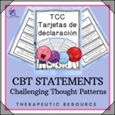CBT Statements  - Challenging Unhelpful Thoughts Feelings 