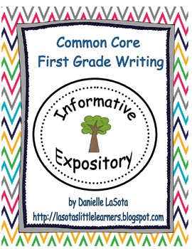 Preview of CC 1st Grade Informative and Expository Writing Unit