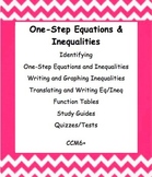 CC 6th Grade Math Unit BUNDLE: One-Step Equations and Ineq