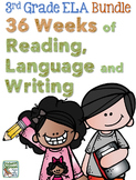 Third Grade Reading, Language, Writing Bundle, Units 1-6