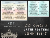 CC Cycle 3 Latin John 1:1-7 English Vulgate and Latin Prin